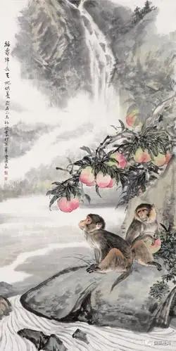 京城闻名的画猴大家——曹俊义(这么传达着浓浓温情的猴子您见过吗?