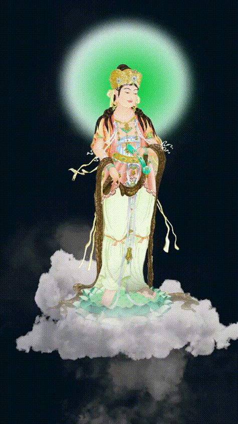 一心顶礼月光菩萨,佑安好运吉祥,诸事顺心,050505#浙江本轮疫情