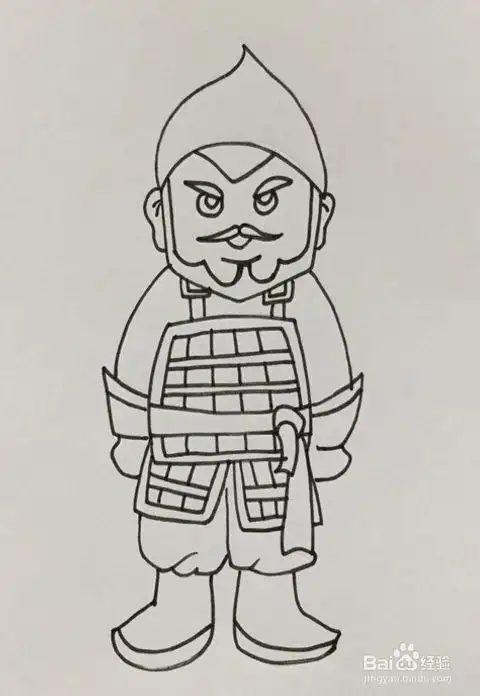 小兵形象简笔画士兵形象简笔画英国士兵简笔画图片教程士兵简笔画画法