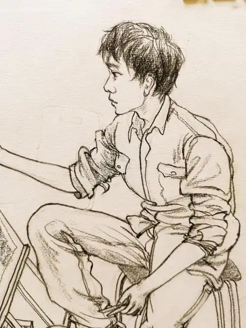 画一幅全身人物速写练练手