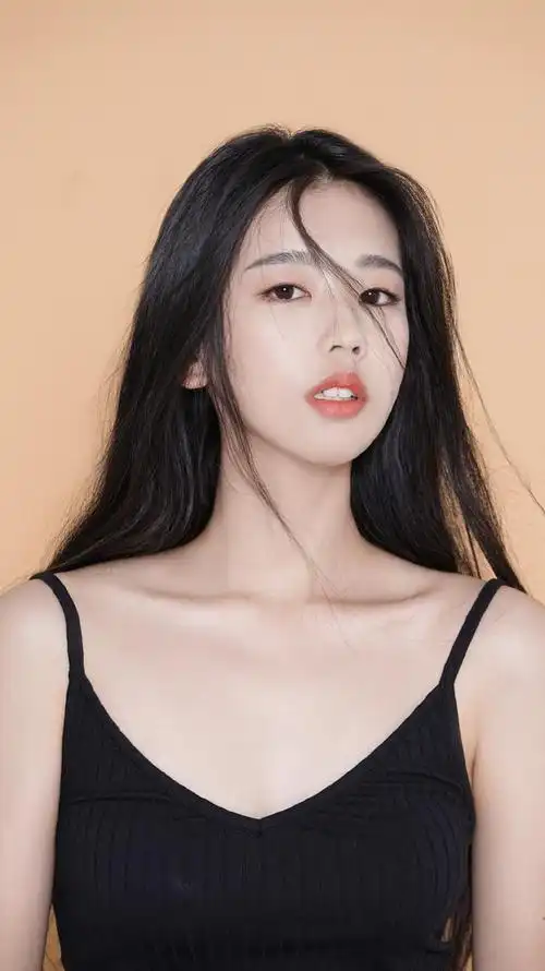 左卓写真 黑色吊带 魅惑性感