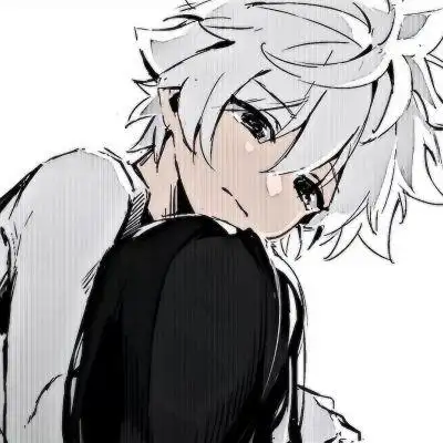 黑白动漫男头_男生头像_我要个性网