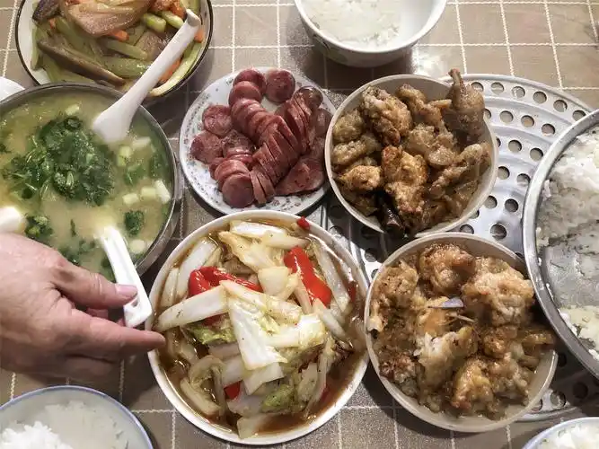 晚饭图片真实照片(年过完了) - 赤虎壹号