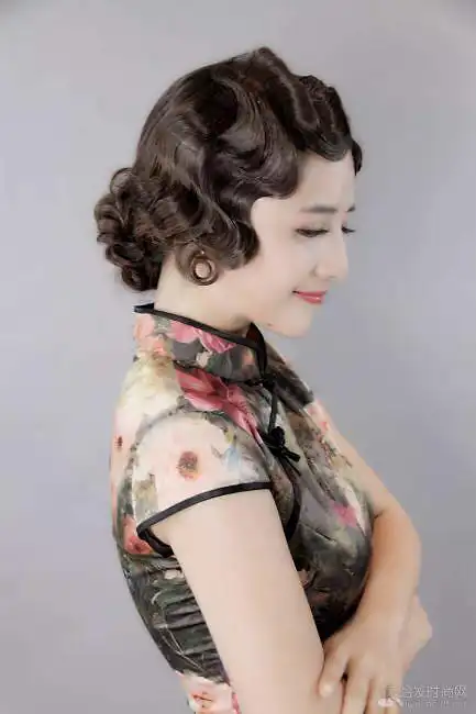 10款最美旗袍发型搭配,惊艳十足