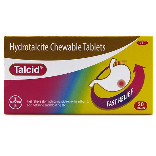 达喜30片碳酸镁咀嚼饱胀胃痛进口慢性胃炎胃酸肠胃用药