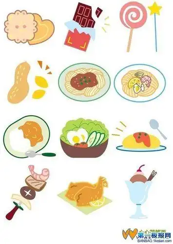 甜点简笔画【可爱食物图片 甜点简笔画】 简笔画图片大全-蒲城教育