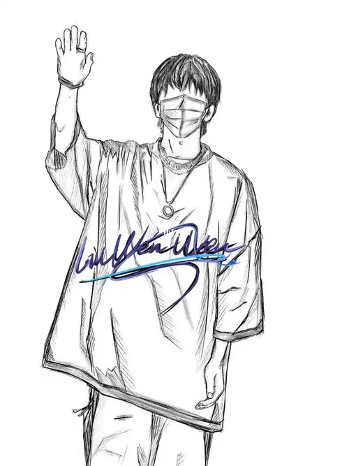 全世界最好的蔡徐坤  #心动蔡徐坤  #人间理想蔡徐坤  #线稿 #接稿