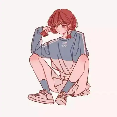 闺蜜头像四人动漫女生头像