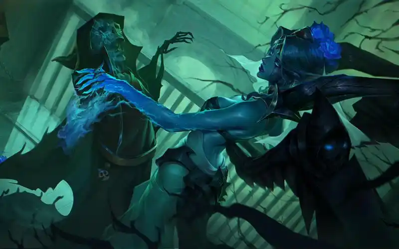 【板绘教程】 英雄联盟 莫甘娜-鬼魂新娘作画过程分享_哔哩哔哩_bili