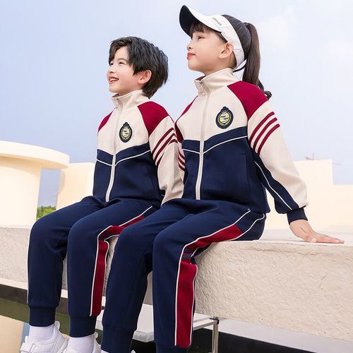 幼儿园园服春秋装小学生校服四件件套一二二年级儿童校服