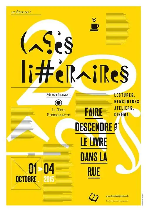 个性的文字海报排版设计来自法国boncaillou设计工作室