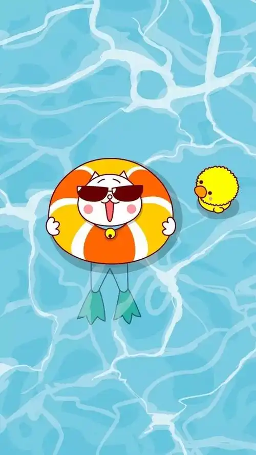 游泳啦-搞笑表情包-gif表情包-表情包网站