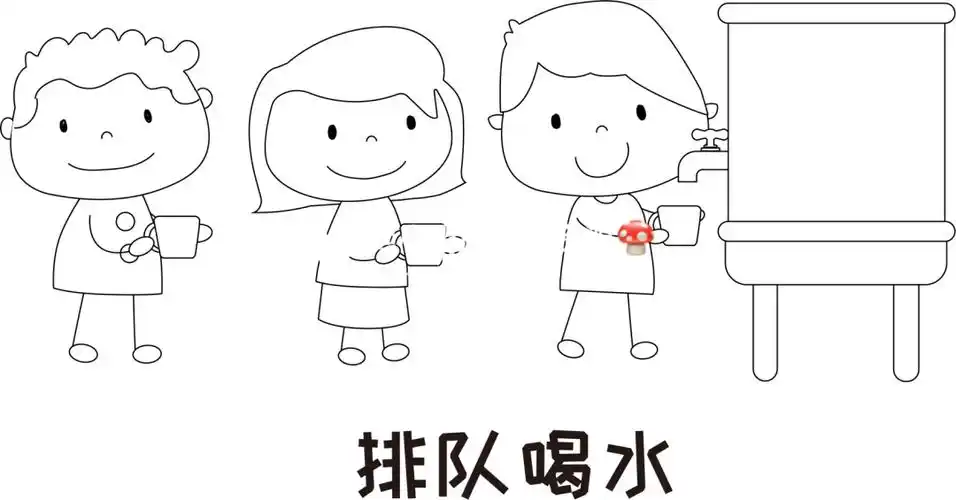 幼儿园2021必备环创喝水区素材可打印素材