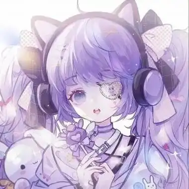 动漫女头——紫色_女生头像_我要个性网