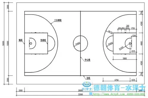 塑胶篮球场尺寸到底有多大?