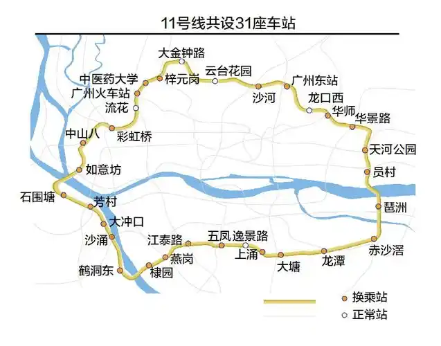 广州首条地铁环线将"上线"它为何是全城焦点