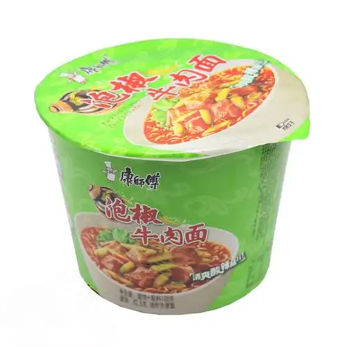 康师傅泡椒牛肉面 /桶