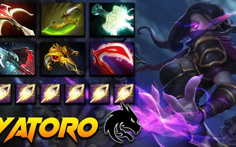 32 dota2】yatoro圣堂刺客教学!传奇!