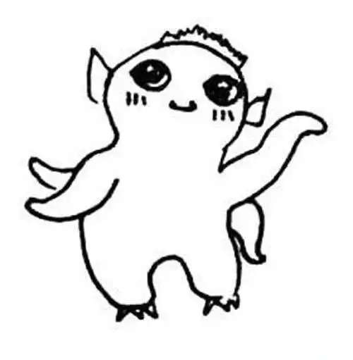 跳舞的胡巴简笔画图片大全,图片,简笔画-学笔画