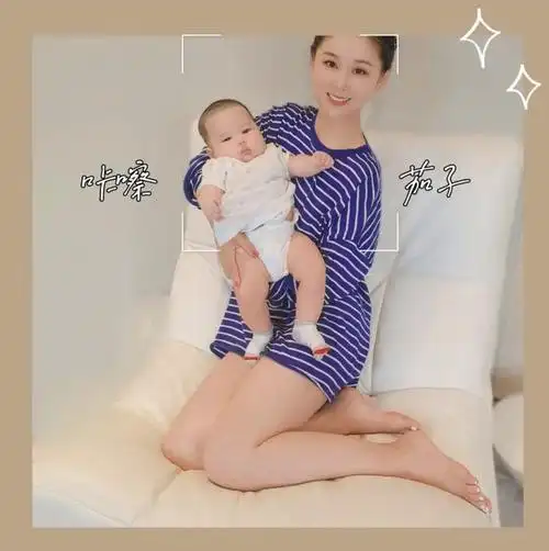 李小萌为二胎拍百日照弟弟胖嘟嘟双下巴抢镜和哥哥如复制粘贴