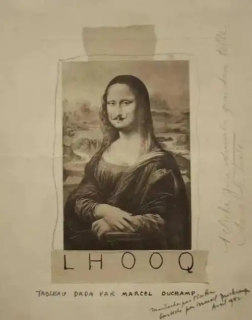 🎨西方现代艺术瑰宝:带胡须的蒙娜丽莎