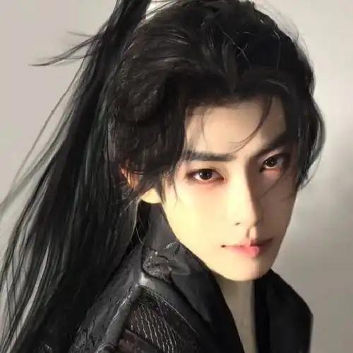 古风假发男长发新中式国风少年感高马尾古装汉服造型cos全头套式