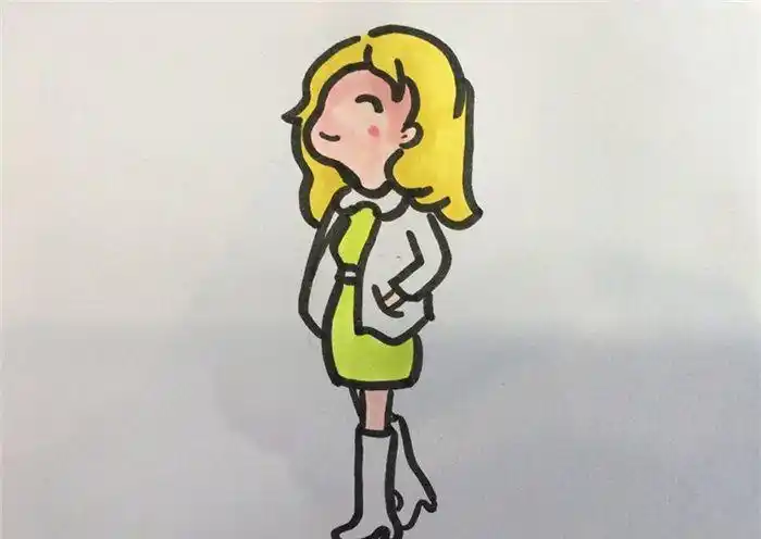 女人怎么画_人物简笔画_简笔画大全