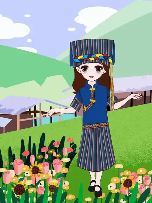 民族团结教育系列——67怒族_贡山_衣长_中国