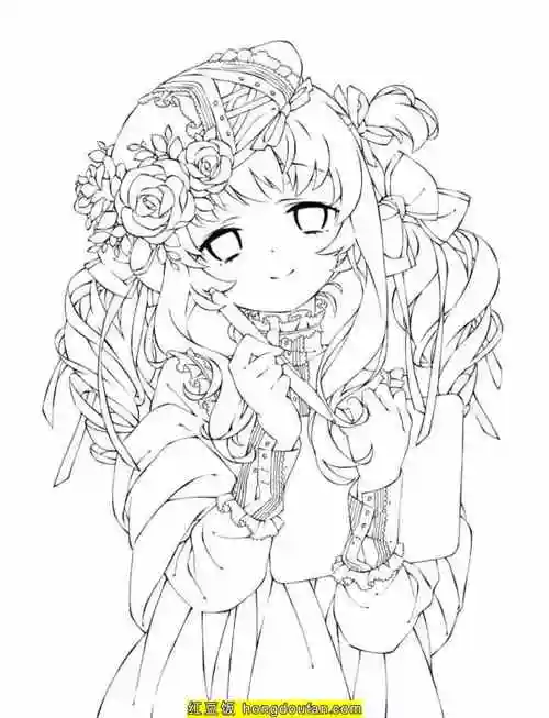 标签a4,下载,专注力,二次元,免费,免费下载,公主涂色,动画片,卡通