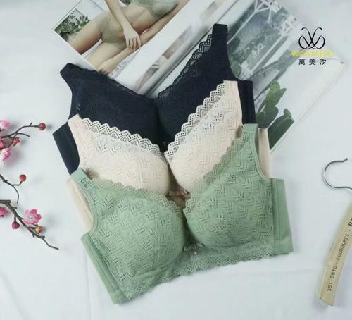 内衣万美汐新款1222中薄b杯抑菌防螨调整型文胸