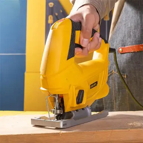 得力曲线锯家用电锯多功能手持木板线锯小型切割机木工电动工具