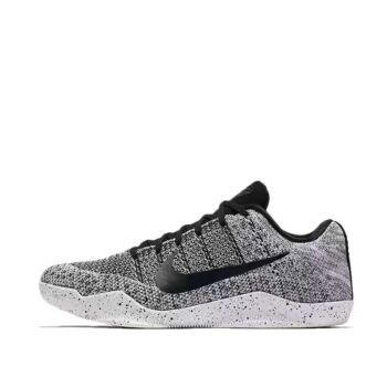 比纯原11代编织篮球鞋低帮气垫防滑耐磨学生实战运动鞋 科比11_奥利奥