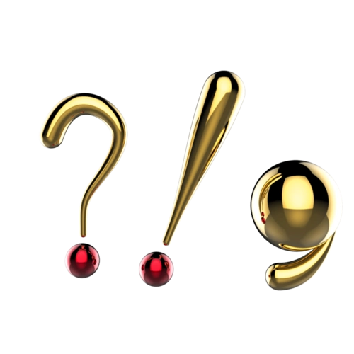 金属标点符号免抠素材图片