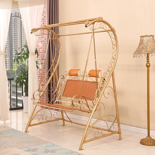 户外秋千室内成人吊篮铁艺摇椅家用室外花园庭院阳台双人秋千吊椅