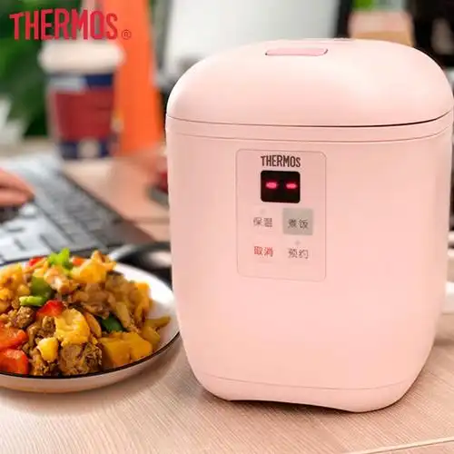 膳魔师thermos电饭煲迷你小容量单身电饭锅家用多功能小型电饭锅智能