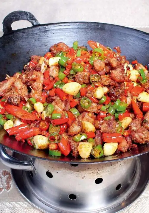 湖南湘菜:干锅野鸡,私房菜做法,酒店特色菜|味精|小米辣|青椒|鸡精_网