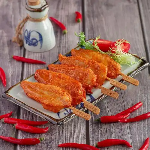 香鸡批发冷冻油炸小吃400g鸡柳无骨鸡柳串即食鸡肉丸