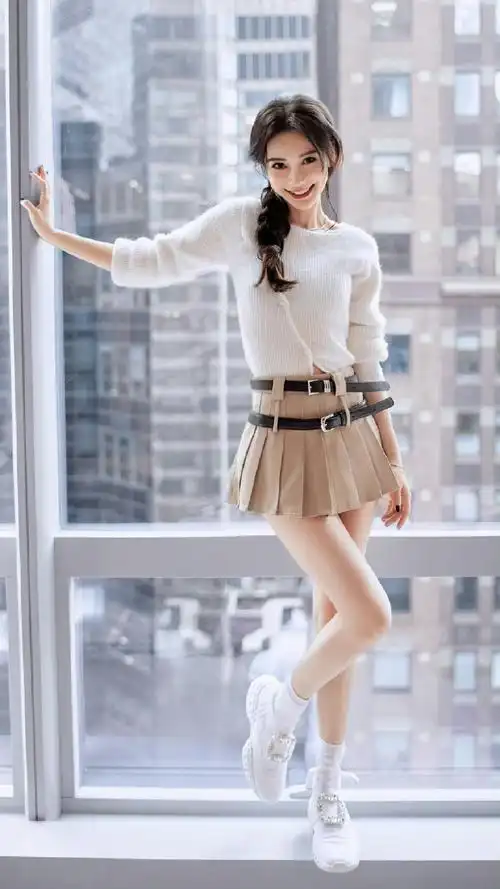 baby穿这么短的裙子,随时会走光的感觉,离开了黄晓明