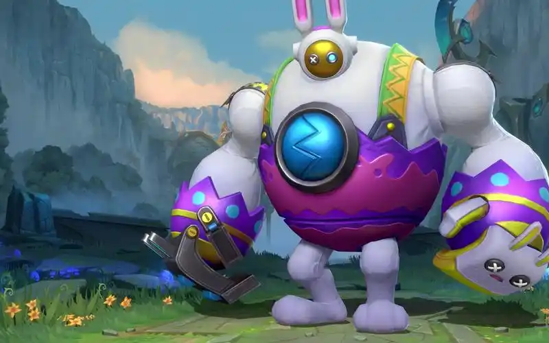 英雄联盟手游 兔宝宝-机器人, 炸弹人, 小鱼人 皮肤预览