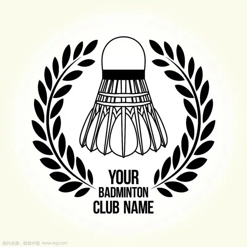 羽毛球剪影俱乐部logo