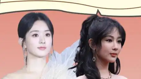 赵丽颖对比杨紫,当一张高清照曝光后,才发现自然美科技美的差距