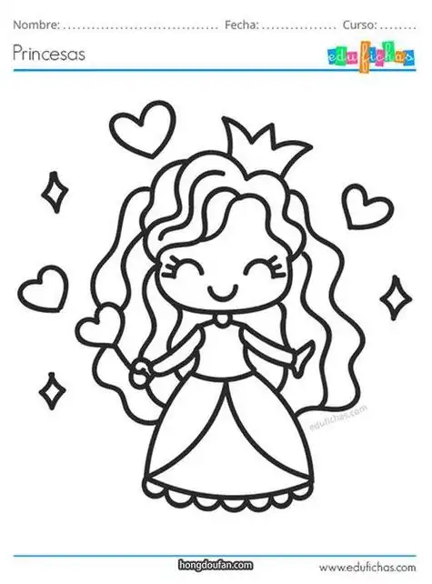 跟着霸道少女的简笔画女王怎么画女王简笔画简单又漂亮彩色女王怎么画