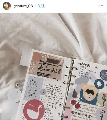 ins手帐图,已注明出处