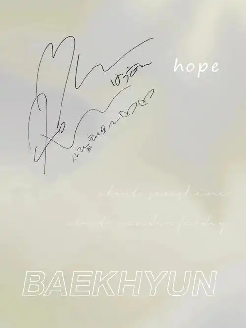 没事浅做几张签名壁纸嘻嘻嘻#边伯贤壁纸  #边伯贤  #壁纸  #啵啵虎又