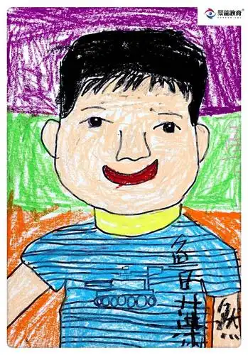 聚能教育暑期儿童画学员鲁潇然作品秀