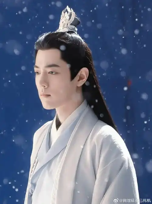 时影雪中舞剑##肖战时影飘雪氛围感