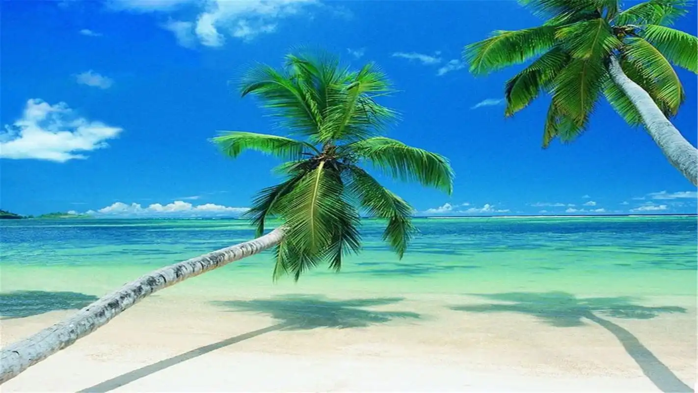 蓝蓝的大海唯美养眼风景桌面壁纸高清大图预览1920x1080_风景壁纸下载