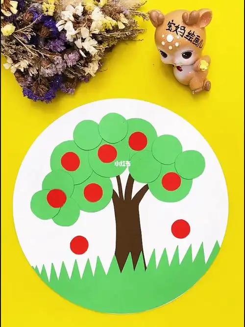 粘贴画:适合3-6岁儿童做的手工画