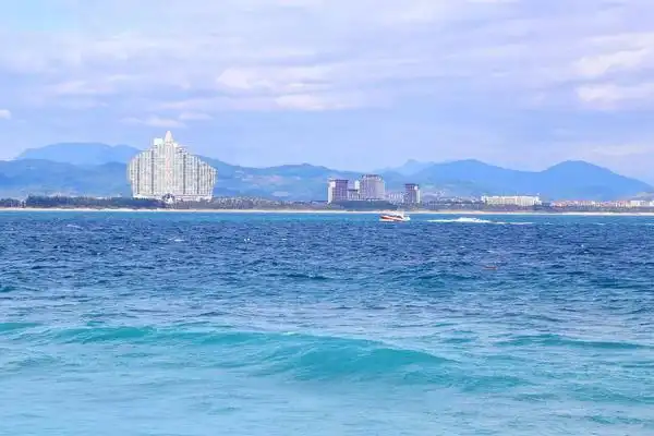 风光 蓝色 沙滩 风景 阳光 大海 海浪 户外 海滩 三亚 海岸 海南 海景