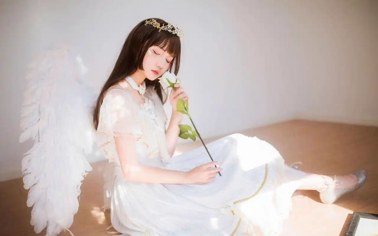 甜美少女清纯可爱写真桌面壁纸